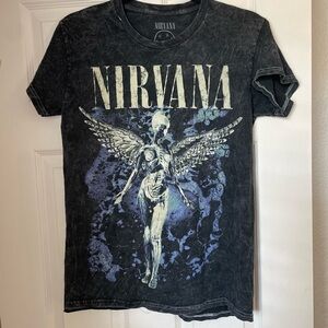 NIRVANA Charcoal Gray Tee‎